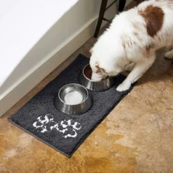 Frisco Microfiber Chenille Shammy Towel & Frisco Microfiber Chenille Paw Print Dog & Cat Mat, Dark Gray 17 Frisco Microfiber Chenille Shammy Towel & Frisco Microfiber Chenille Paw Print Dog & Cat Mat, Dark Gray -Pet Wellness 303468 PT8. AC SS1800 V1623091063