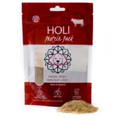 HOLI Beef Liver Protein Pack Grain-Free Freeze-Dried Dog Food Topper