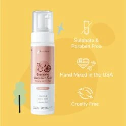 Kin+kind Energizing Waterless Bath Grapefruit Dog Spray, 8-oz Bottle -Pet Wellness 309197 PT2. AC SS1800 V1624315732