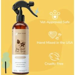 Kin+kind Dog Smell Almond+Vanilla Dog Coat Spray, 12-oz Bottle -Pet Wellness 309201 PT2. AC SS1800 V1624318114