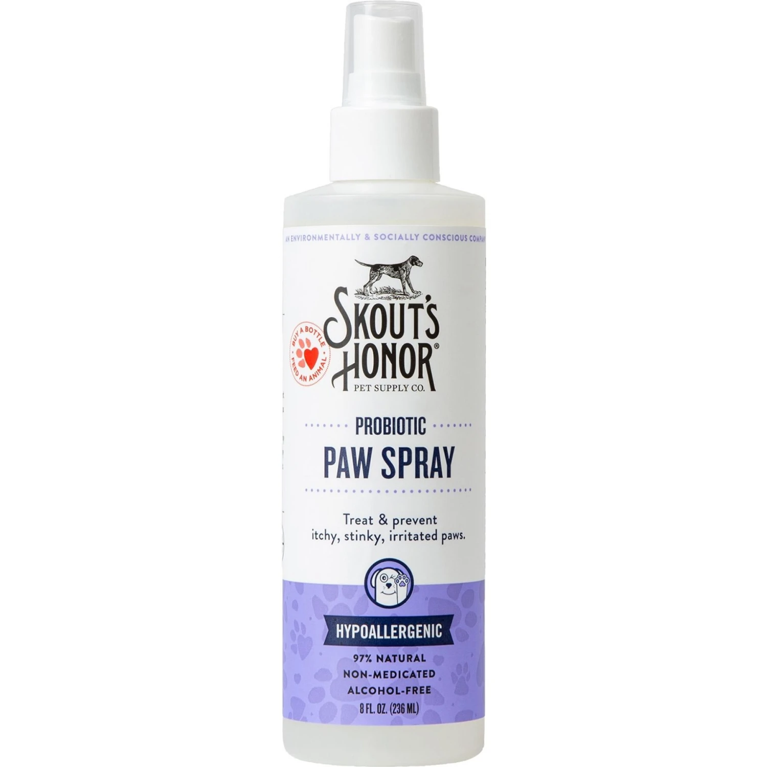 Skout's Honor Probiotic Dog & Cat Paw Spray, 8-oz Bottle 1 Skout's Honor Probiotic Dog & Cat Paw Spray, 8-oz Bottle