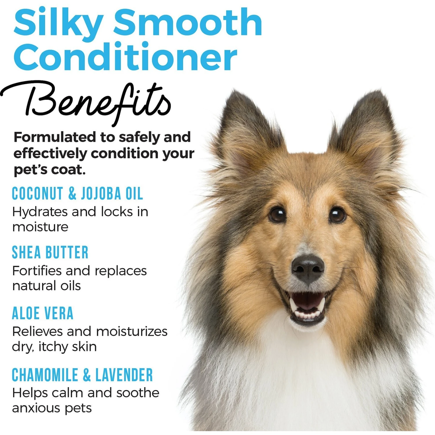 Shed Defender Silky Smooth Aloe & Shea Butter Dog & Cat Conditioner, 16-oz Bottle 3 Shed Defender Silky Smooth Aloe & Shea Butter Dog & Cat Conditioner, 16-oz Bottle - Image 3