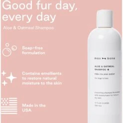 Maxbone Aloe & Oatmeal Dog Shampoo, 12-oz Bottle -Pet Wellness 311099 PT4. AC SS1800 V1648676016