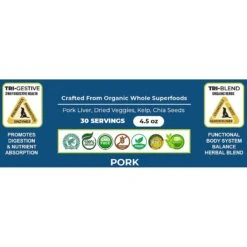 The Petz Kitchen Holistic Super Food Broth Anxiety Support Pork Flavor Concentrate Powder Dog & Cat Supplement, 4.5-oz Bag -Pet Wellness 314089 PT6. AC SS1800 V1631734270