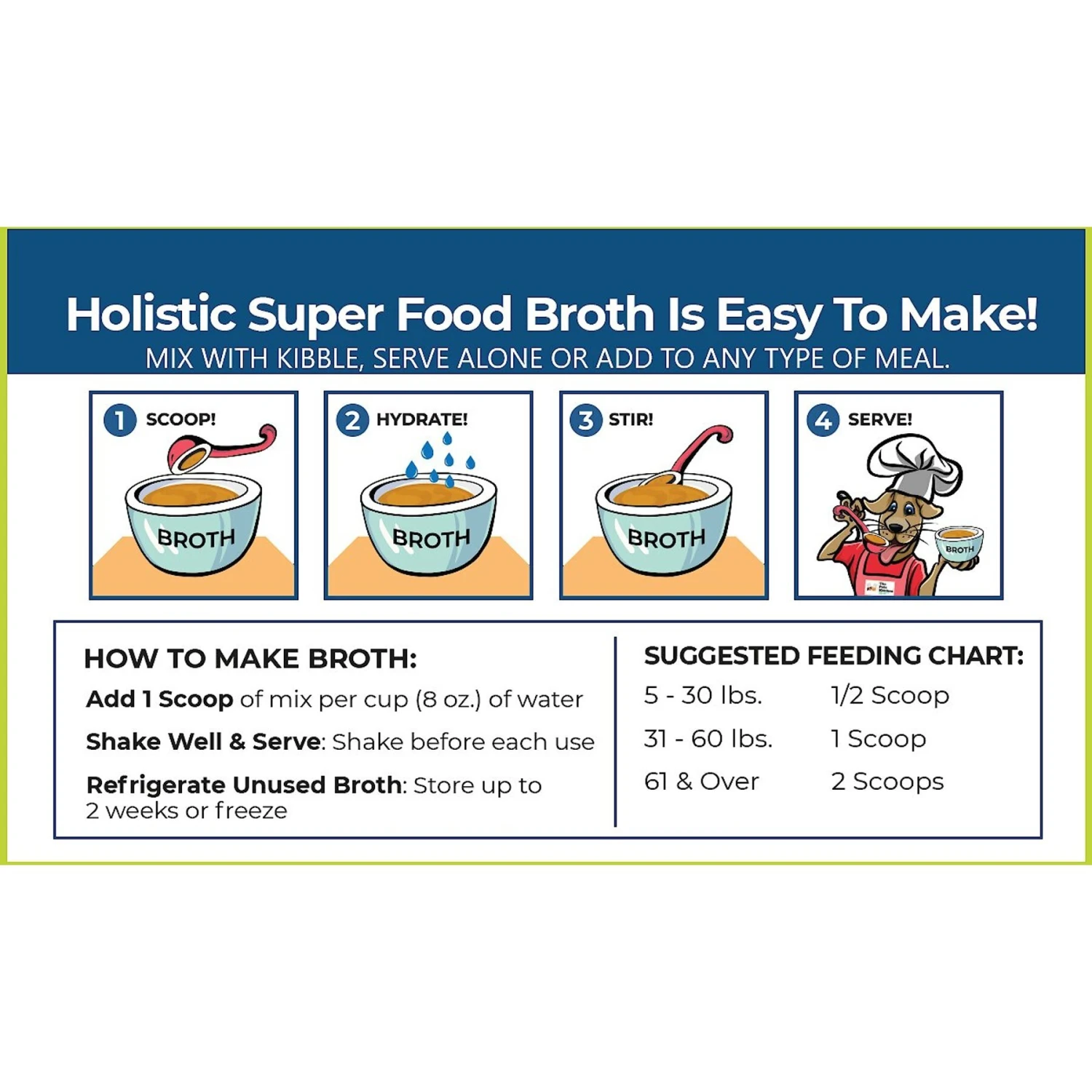 The Petz Kitchen Holistic Super Food Broth Tissue & Cell Support Pork Flavor Concentrate Powder Dog & Cat Supplement, 4.5-oz Bag 4 The Petz Kitchen Holistic Super Food Broth Tissue & Cell Support Pork Flavor Concentrate Powder Dog & Cat Supplement, 4.5-oz Bag - Image 4