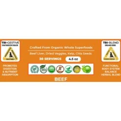 The Petz Kitchen Holistic Super Food Broth Urinary Track Health Support Beef Flavor Concentrate Powder Dog & Cat Supplement -Pet Wellness 314107 PT6. AC SS1800 V1631734272