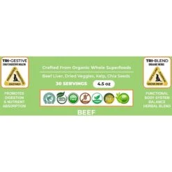 The Petz Kitchen Holistic Super Food Broth Immune Support Beef Flavor Concentrate Powder Beef Flavor Dog & Cat Supplement, 4.5-oz Bag -Pet Wellness 314115 PT6. AC SS1800 V1631734302