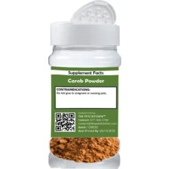 The Petz Kitchen Carob Antioxidant Digestive & Cardiovascular Support Dog & Cat Supplement, 2-oz Jar 6 The Petz Kitchen Carob Antioxidant Digestive & Cardiovascular Support Dog & Cat Supplement, 2-oz Jar -Pet Wellness 314123 PT2. AC SS1800 V1631682685