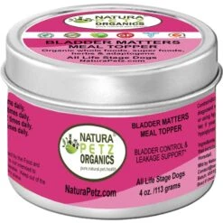 Natura Petz Organics BLADDER MATTERS MAX MEAL TOPPER Bladder Control & Leakage Support* Dog Supplement