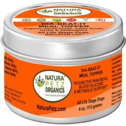 Natura Petz Organics DIA BEAT IT MAX MEAL TOPPER* Adjunctive Pancreas, Blood Glucose & Metabolic Support* Dog Supplement