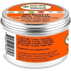 Natura Petz Organics DIA BEAT IT MAX MEAL TOPPER* Adjunctive Pancreas, Blood Glucose & Metabolic Support* Dog Supplement -Pet Wellness 314157 PT2. AC SS1800 V1692644184