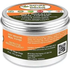 Natura Petz Organics JUST BREATHE MEAL TOPPER* Obstructive Breathing Support* Dog Supplement -Pet Wellness 314181 PT3. AC SS1800 V1692644244