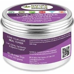 Natura Petz Organics LOVE YOUR LIVER MEAL TOPPER Liver, Kidney, Gall Bladder & Digestive Support* Dog Supplement -Pet Wellness 314193 PT3. AC SS1800 V1692646332