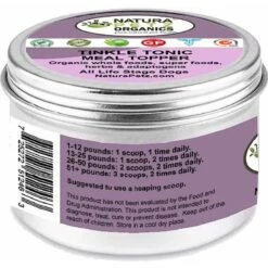 Natura Petz Organics Tinkle Tonic Dog Supplement, 4-oz Jar -Pet Wellness 314209 PT2. AC SS1800 V1692642146