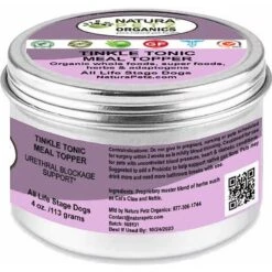 Natura Petz Organics Tinkle Tonic Dog Supplement, 4-oz Jar -Pet Wellness 314209 PT3. AC SS1800 V1692642458