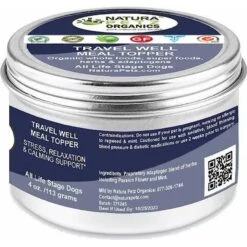 Natura Petz Organics Travel Well Dog Supplement, 4-oz Jar 8 Natura Petz Organics Travel Well Dog Supplement, 4-oz Jar -Pet Wellness 314213 PT3. AC SS1800 V1692646133
