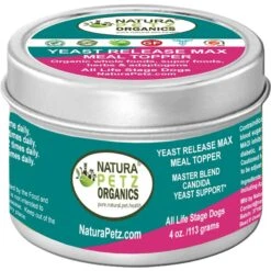 Natura Petz Organics YEAST RELEASE MAX MEAL TOPPER* Master Blend Candida Yeast Defense Support* Dog Supplement