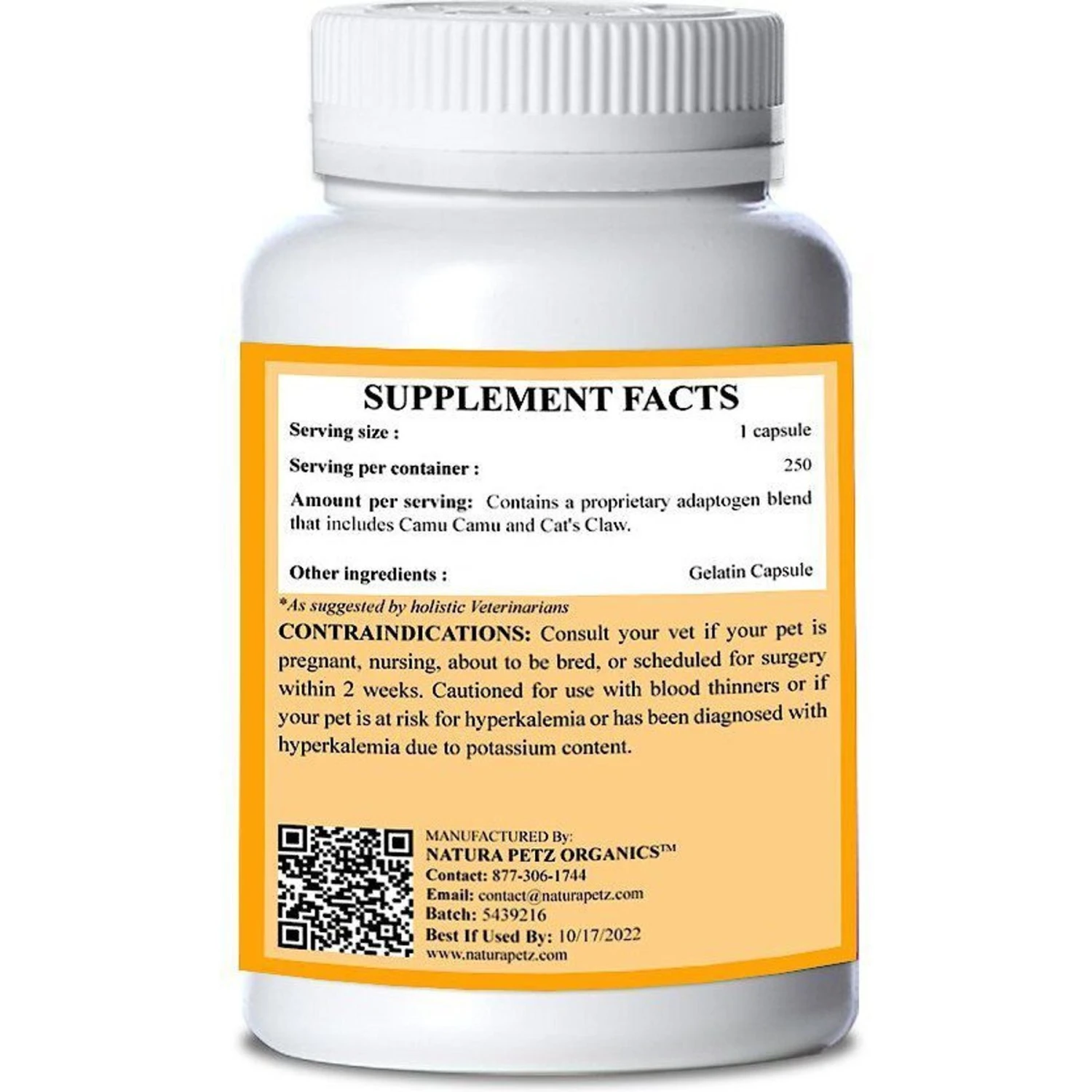 Natura Petz Organics All Shins & Grins Dog Supplement 3 Natura Petz Organics All Shins & Grins Dog Supplement - Image 3