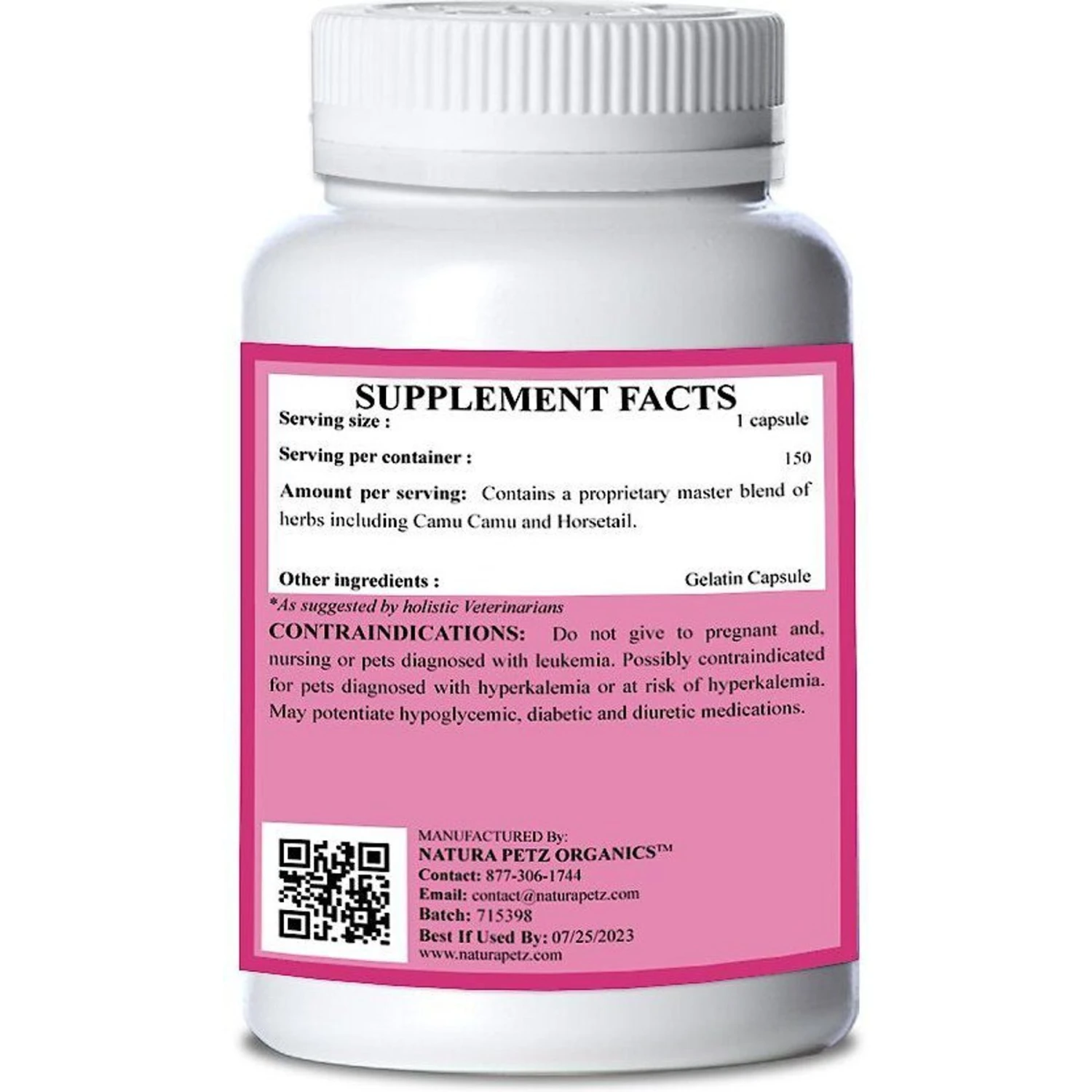 Natura Petz Organics BLADDER MATTERS MAX* Master Blend Bladder Control & Leakage Support* Dog Supplement 3 Natura Petz Organics BLADDER MATTERS MAX* Master Blend Bladder Control & Leakage Support* Dog Supplement - Image 3