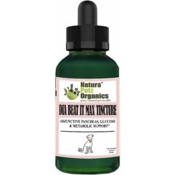 Natura Petz Organics Dia-Beat-It Liquid Heart Supplement For Dogs, 3-oz Bottle