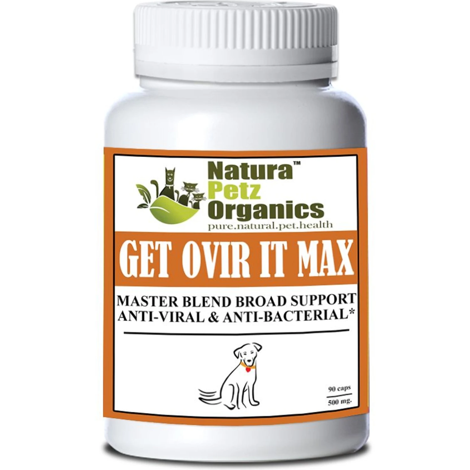 Natura Petz Organics GET OVIR IT MAX Master Blend Broad Spectrum Plant Anti Viral Anti Bacterial Support Dog Supplement 1 Natura Petz Organics GET OVIR IT MAX Master Blend Broad Spectrum Plant Anti Viral Anti Bacterial Support Dog Supplement