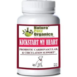 Natura Petz Organics KICK START MY HEART* Probiotic Heart Cardiovascular & Circulation Support* Dog Supplement