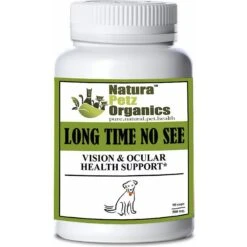 Natura Petz Organics LONG TIME NO SEE* Vision & Ocular Health Support* Dog Supplement