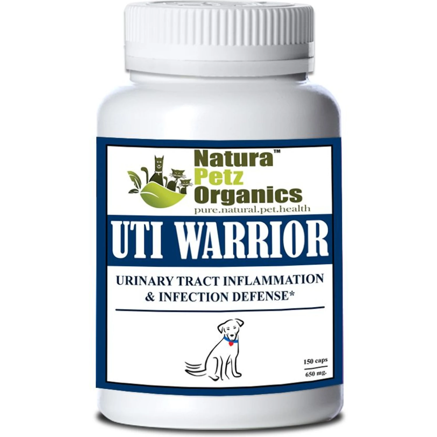 Natura Petz Organics UTI WARRIOR MAX* Chronic Urinary Tract Infection & Inflammation Support* Dog Supplement 1 Natura Petz Organics UTI WARRIOR MAX* Chronic Urinary Tract Infection & Inflammation Support* Dog Supplement
