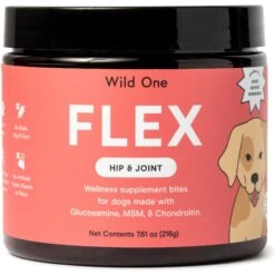 Wild One Flex Hip & Joint Support Soft Chew Dog Supplement, 120 Count
