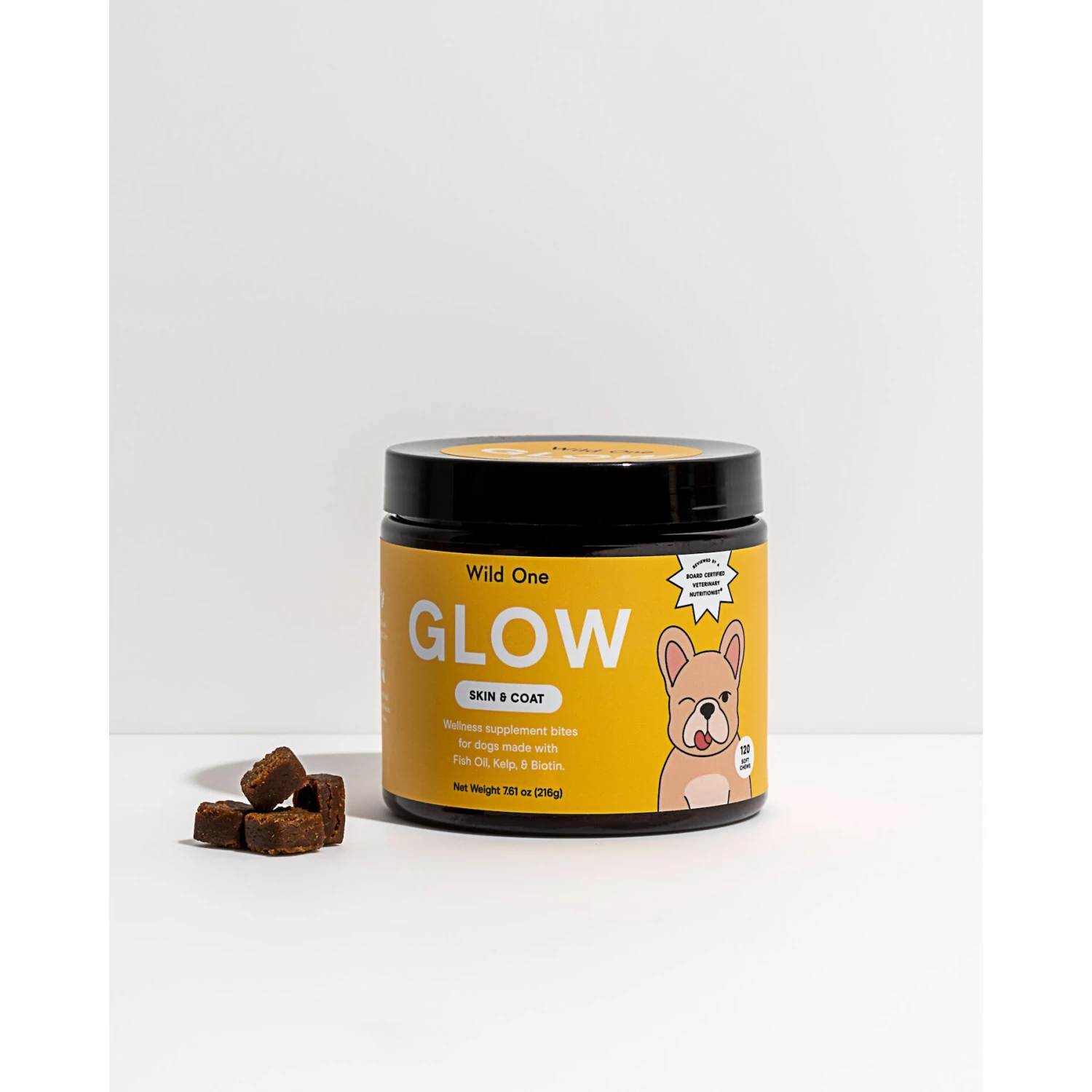 Wild One Glow Skin & Coat Support Soft Chew Dog Supplement, 120 Count 8 Wild One Glow Skin & Coat Support Soft Chew Dog Supplement, 120 Count - Image 8