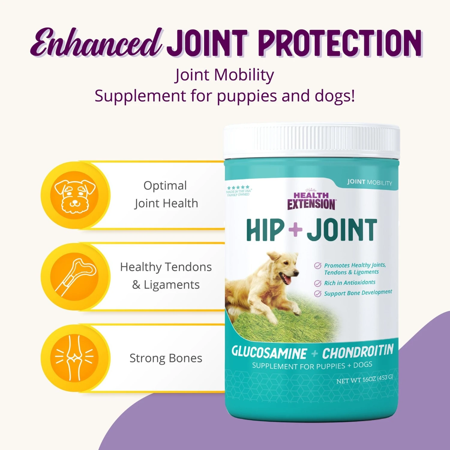 Health Extension Joint Mobility Powder Dog Supplement 4 Health Extension Joint Mobility Powder Dog Supplement - Image 4
