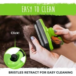 Mighty Paw Dog Grooming Brush -Pet Wellness 315230 PT4. AC SS1800 V1626476510