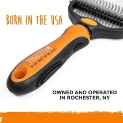 Mighty Paw Dog & Cat Grooming Rake -Pet Wellness 315232 PT8. AC SS1800 V1626472581