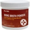 Pet MD Gut Support & Joint Health Bone Broth Powder Dog Supplement, 4-oz Jar