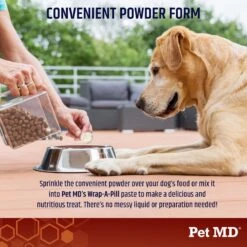 Pet MD Gut Support & Joint Health Bone Broth Powder Dog Supplement, 4-oz Jar -Pet Wellness 315265 PT5. AC SS1800 V1659887072