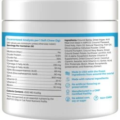 Shed Defender Omega Skin & Coat Soft Chew Dog Supplement, 90 Count -Pet Wellness 316209 PT2. AC SS1800 V1627677405