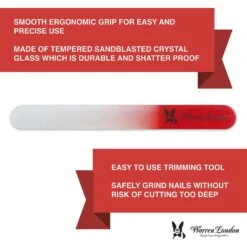 Warren London Glass Nail File -Pet Wellness 316281 PT2. AC SS1800 V1627355307