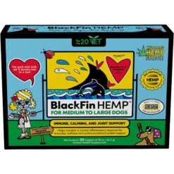Animal Necessity BlackFin HEMP Immune & Joint Supplement For Medium & Large Dogs