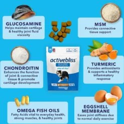 Vetnique Labs Activebliss Hip & Joint Chicken Flavored Soft Chews Joint Supplement For Dogs 11 Vetnique Labs Activebliss Hip & Joint Chicken Flavored Soft Chews Joint Supplement For Dogs -Pet Wellness 316735 PT4. AC SS1800 V1634848633