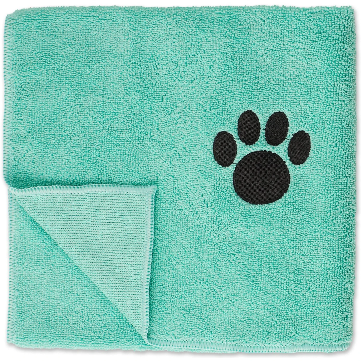 Bone Dry Small Embroidered Paw Dog & Cat Towel Set, 3 Count 4 Bone Dry Small Embroidered Paw Dog & Cat Towel Set, 3 Count - Image 4