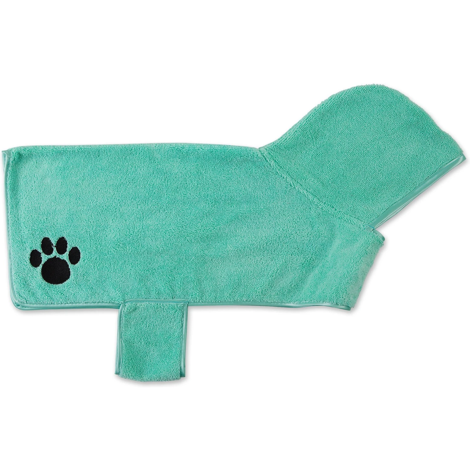 Bone Dry Embroidered Paw Dog & Cat Robe 1 Bone Dry Embroidered Paw Dog & Cat Robe