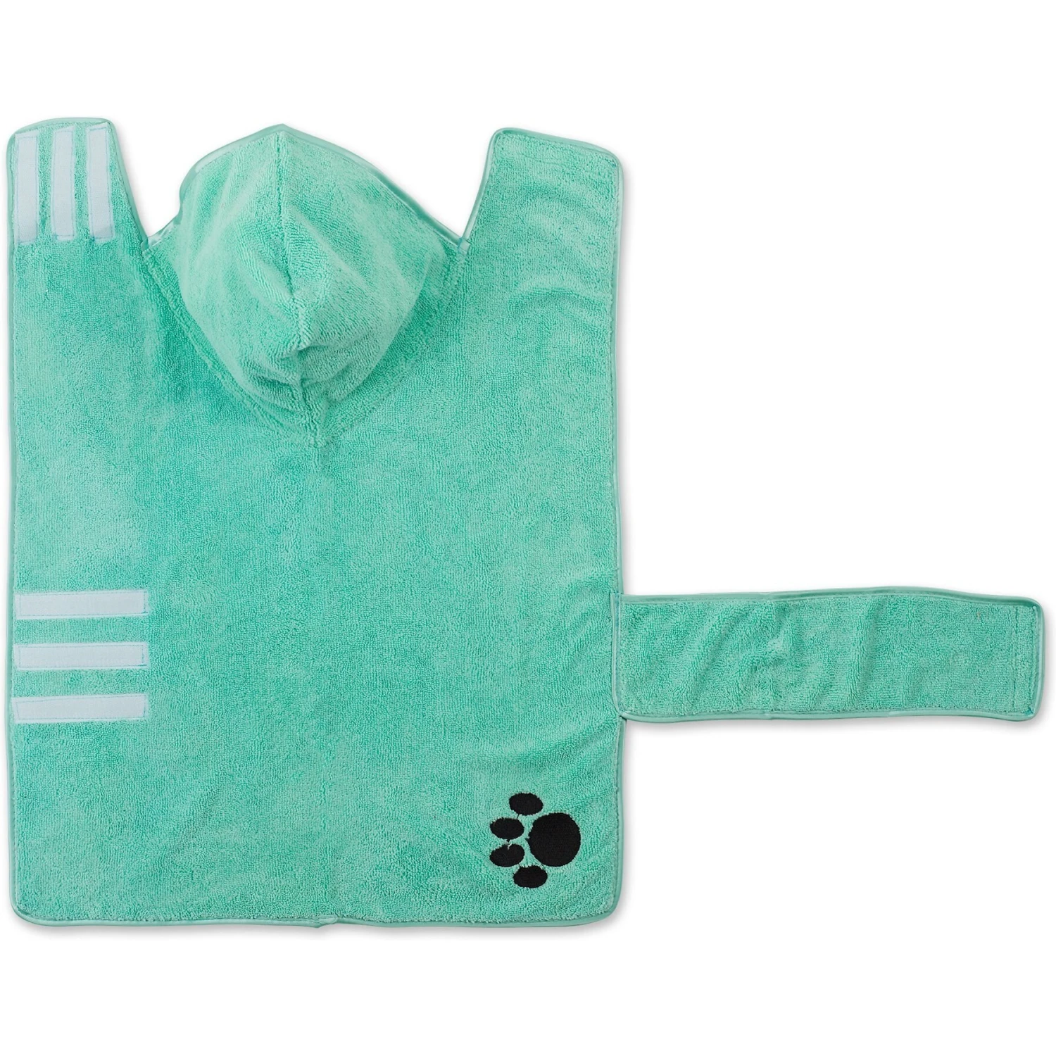 Bone Dry Embroidered Paw Dog & Cat Robe 3 Bone Dry Embroidered Paw Dog & Cat Robe - Image 3