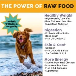 Nature's Diet Raw Coated Kibble Raw Chicken Liver & Bone Broth Coating Freeze-Dried Dog Food, 5-lb Bag -Pet Wellness 318143 PT4. AC SS1800 V1628804505