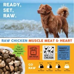 Nature's Diet Raw Mix Kibble Chicken Liver Inclusions Freeze Dried-Dog Food, 5-lb Bag -Pet Wellness 318145 PT6. AC SS1800 V1628806018