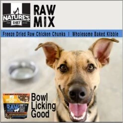 Nature's Diet Raw Mix Kibble Chicken Liver Inclusions Freeze Dried-Dog Food, 5-lb Bag -Pet Wellness 318145 PT7. AC SS1800 V1628807230