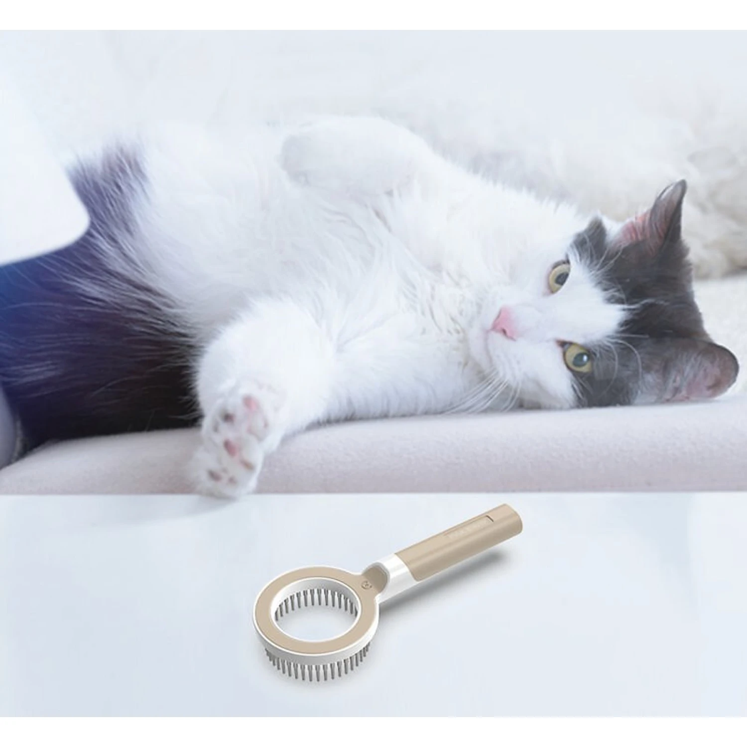 Pet Life WAGNIFY 360 Degree & Multi-Directional Modern Grooming Dog & Cat Rake Comb 6 Pet Life WAGNIFY 360 Degree & Multi-Directional Modern Grooming Dog & Cat Rake Comb - Image 6