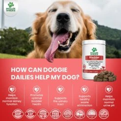 Doggie Dailies Bacon Flavored Cranberry Urinary Support Dog Supplement, 225 Count -Pet Wellness 320367 PT2. AC SS1800 V1632819974