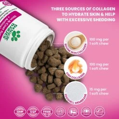 Doggie Dailies Duck Flavored Skin & Coat Dog Supplement 11 Doggie Dailies Duck Flavored Skin & Coat Dog Supplement -Pet Wellness 320375 PT3. AC SS1800 V1632819133