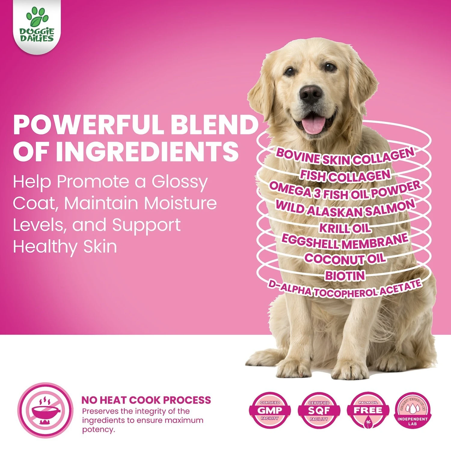 Doggie Dailies Duck Flavored Skin & Coat Dog Supplement 5 Doggie Dailies Duck Flavored Skin & Coat Dog Supplement - Image 5