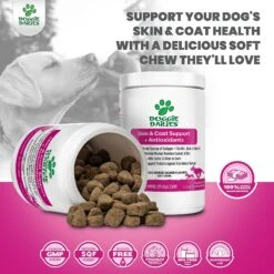 Doggie Dailies Salmon Flavored Skin & Coat Dog Supplements -Pet Wellness 320377 PT7. AC SS1800 V1632819073